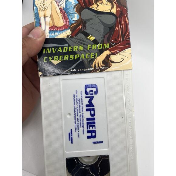Compiler Invaders From Cyberspace (1994) Anime VHS Tape - Picture 2 of 5